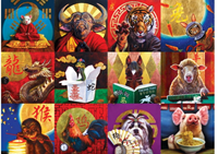 Chinese Calendar Puzzel (1000 stukjes)-2