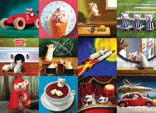 Funny Mice Puzzel (1000 stukjes)-2