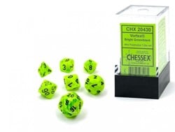 Mini Polydice Dobbelsteen Set Lichtgroen (7 stuks)