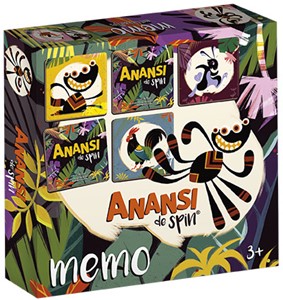 Afbeelding van het spelletje Anansi de Spin - Memospel