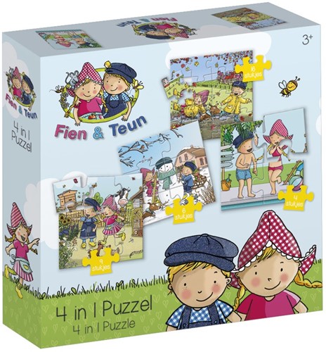 Fien & Teun - 4 In 1 Puzzel