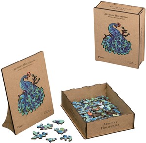 Artefact Houten Puzzel Pauw 99 stukjes
