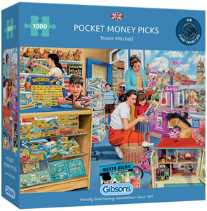 Afbeelding van het spelletje Pocket Money Picks Puzzel (1000 stukjes)