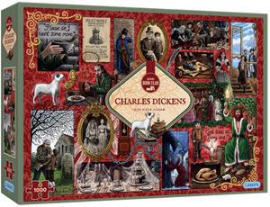 Thumbnail van een extra afbeelding van het spel Book Club - Charles Dickens Puzzel (1000 stukjes)