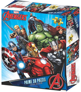 Thumbnail van een extra afbeelding van het spel 3D Image Puzzel - Avengers (500 stukjes)