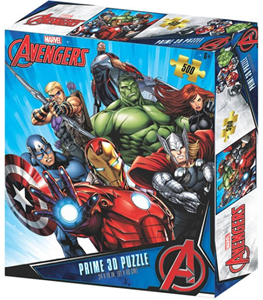 Afbeelding van het spel 3D Image Puzzel - Avengers (500 stukjes)