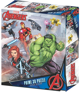 Afbeelding van het spel 3D Image Puzzel - Avengers Assemble (500 stukjes)