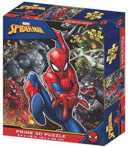 Afbeelding van het spelletje 3D Image Puzzel - Spiderman Ensemble (500 stukjes)