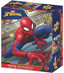Afbeelding van het spelletje 3D Image Puzzel - Spiderman Climb (500 stukjes)
