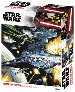 Afbeelding van het spel 3D Image Puzzel - Star Wars Battle (500 stukjes)