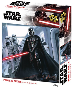 3D Image Puzzel Star Wars Darth Vader Storm Troopers 500 stukjes