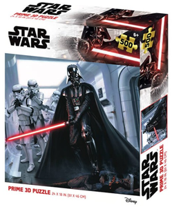 Afbeelding van het spel 3D Image Puzzel - Star Wars Darth Vader & Storm Troopers (500 stukjes)