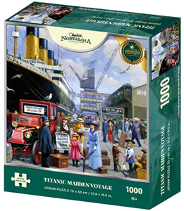 Afbeelding van het spelletje Titanic Maiden Voyage - Nostalgia Puzzel (1000 stukjes)