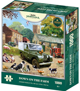 Afbeelding van het spelletje Down On The Farm - Nostalgia Puzzel (1000 stukjes)