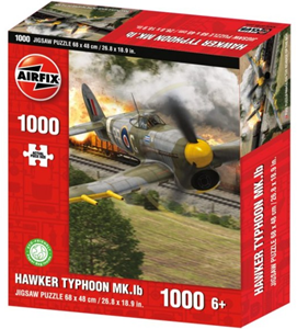 Afbeelding van het spelletje Hawker Typhoon Mk.Ib - Airfix Puzzel (1000 stukjes)