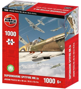 Afbeelding van het spelletje Supermarine Spitfire MK.la - Airfix Puzzel (1000 stukjes)