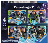 Disney Lightyear Puzzel (4 in 1)