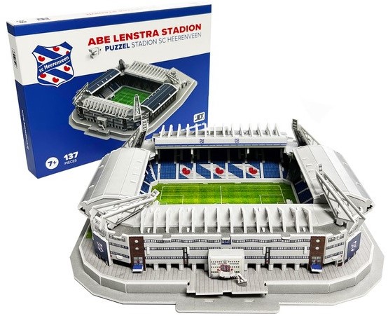 SC Heerenveen Abe Lenstra Stadion 3D Puzzel (111 stukjes) - bij Spellenrijk.nl