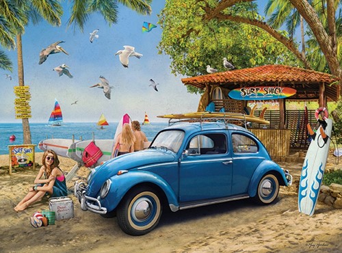 VW Surf Shack Puzzel (1000 stukjes)-2
