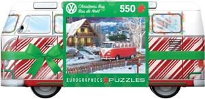 Afbeelding van het spelletje VW Christmas Bus Tin Puzzel (550 stukjes)