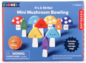 Afbeelding van het spelletje It's a Strike! - Mini Paddenstoelen Bowling