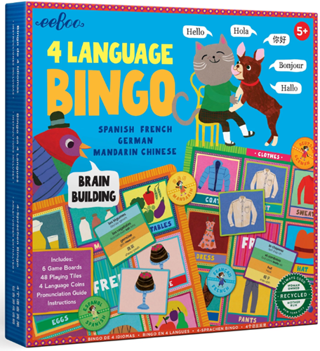 4 Language Bingo