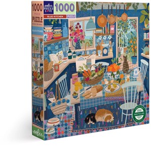 Afbeelding van het spelletje Blue Kitchen Puzzel (1000 stukjes)