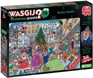 Wasgij Christmas 19 Santa Dash Puzzel 2x1000 stukjes