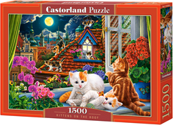 Kittens on the Roof Puzzel (1500 stukjes)
