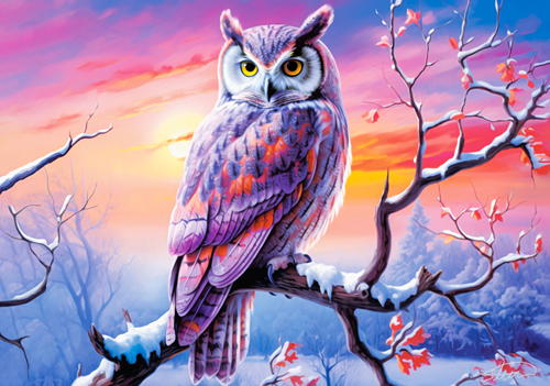 Owl's Perfect Evening Puzzel (500 stukjes)-2
