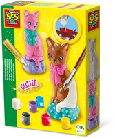 SES - Gieten en Schilderen Glitter Kat 