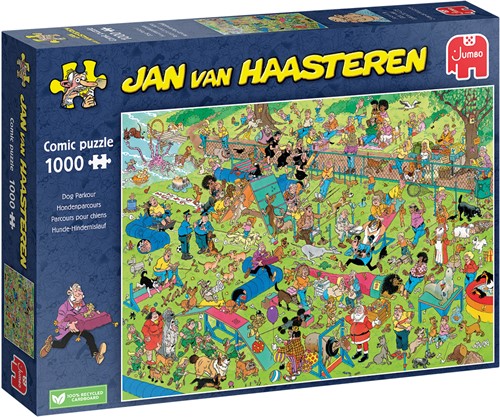 Jan van Haasteren - Hondenparcours Puzzel (1000 stukjes)