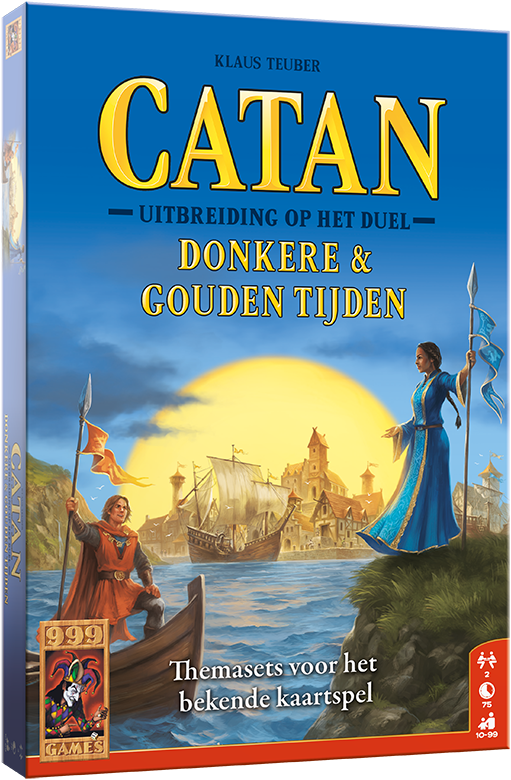 Sta in plaats daarvan op Voorkomen Vrijgekomen Catan Het Duel - Donkere & Gouden Tijden Uitbreiding - kopen bij  Spellenrijk.nl