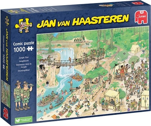 Jan van Haasteren - Jungletocht Puzzel (1000 stukjes)
