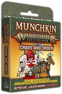 Afbeelding van het spelletje Munchkin Warhammer Age of Sigmar Chaos and Order