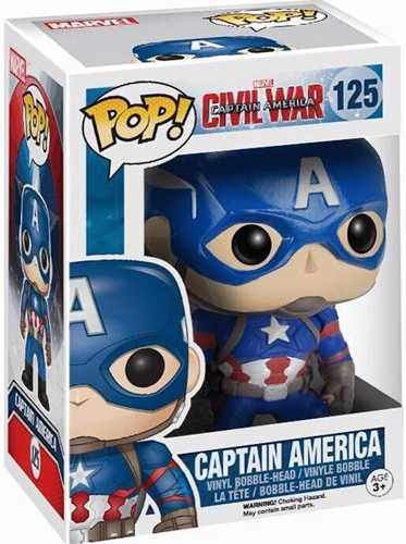 Funko Pop! - Marvel Civil War Captain America #125