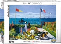 Claude Monet - Garden at Sainte-Adresse Puzzel (1000 stukjes)