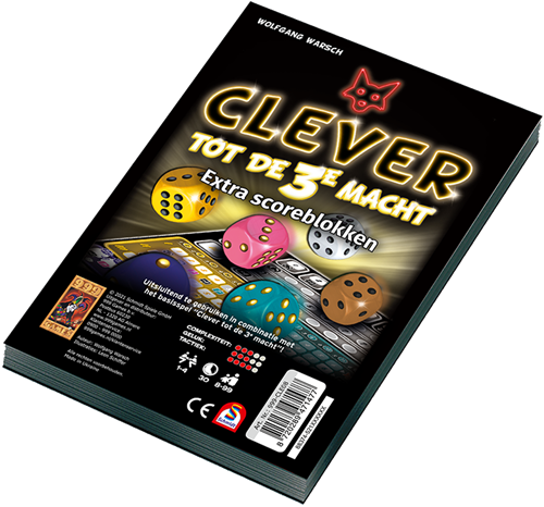 Clever tot de 3e macht - Scoreblok (2 stuks)
