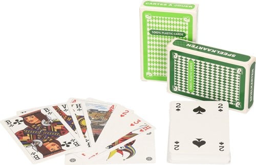 Clown Speelkaarten 100% plastic (2 stuks)-2