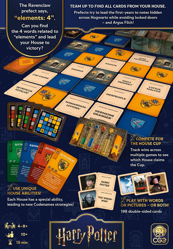 Codenames - Back to Hogwarts (Engelse versie)-2