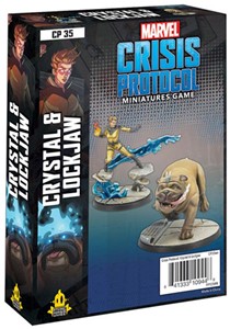 Afbeelding van het spelletje Marvel Crisis Protocol - Crystal and Lockjaw