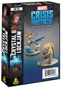 Afbeelding van het spel Marvel Crisis Protocol - Crystal and Lockjaw