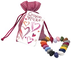 Crayon Rocks - Heart Bag 20 colors