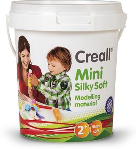 Creall Mini Silky Soft Boetseerklei 350Gr Zachte Kleuren creall kopen in de aanbieding