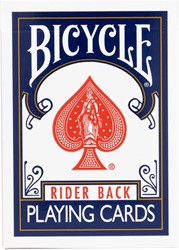 Bicycle Pokerkaarten - 807 Classic Tuck Rider Back Standard Index Blauw