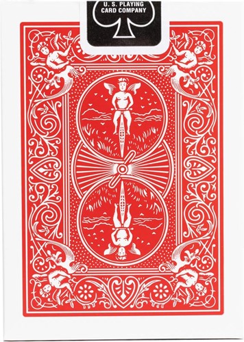 Bicycle Pokerkaarten - 807 Classic Tuck Rider Back Standard Index Rood-2
