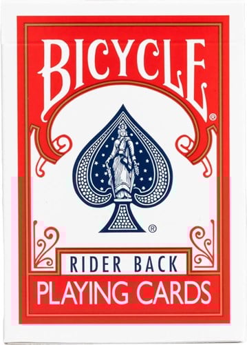 Bicycle Pokerkaarten - 807 Classic Tuck Rider Back Standard Index Rood