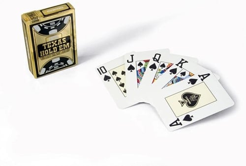 Texas Hold'em Gold Zwart-2