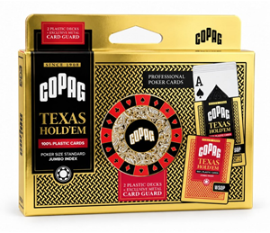 Cartamundi Copag - Texas Hold'Em Gold - Jumbo Face