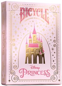 Afbeelding van het spelletje Bicycle Pokerkaarten - Disney Princess Pink & Navy